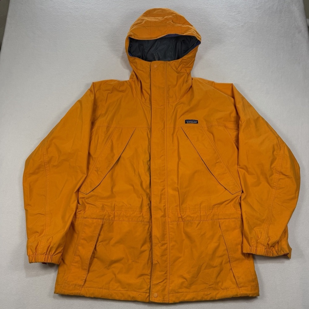 Patagonia Gorpcore‎ Mountain Storm Light Parka Jacket Mens Medium Orange